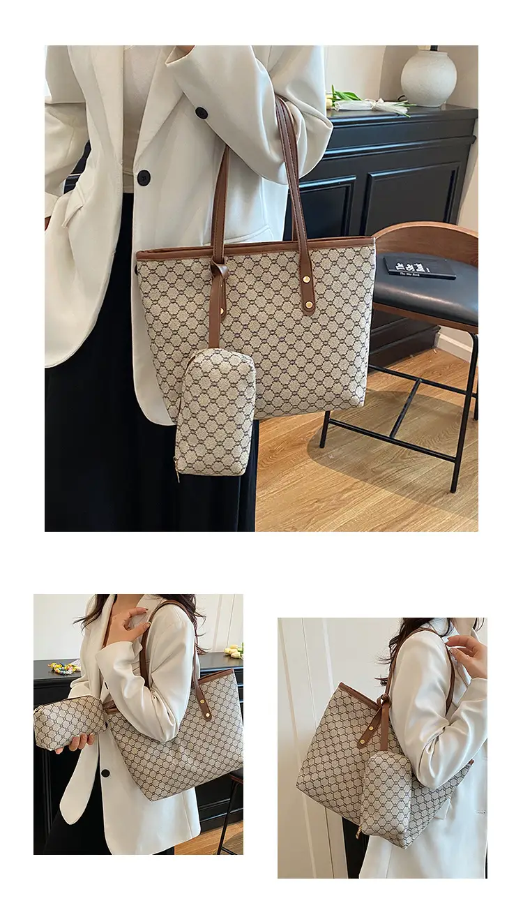 Retro Fashion Underarm Bags for Women Large Capacity Commuter Tote — feature 9