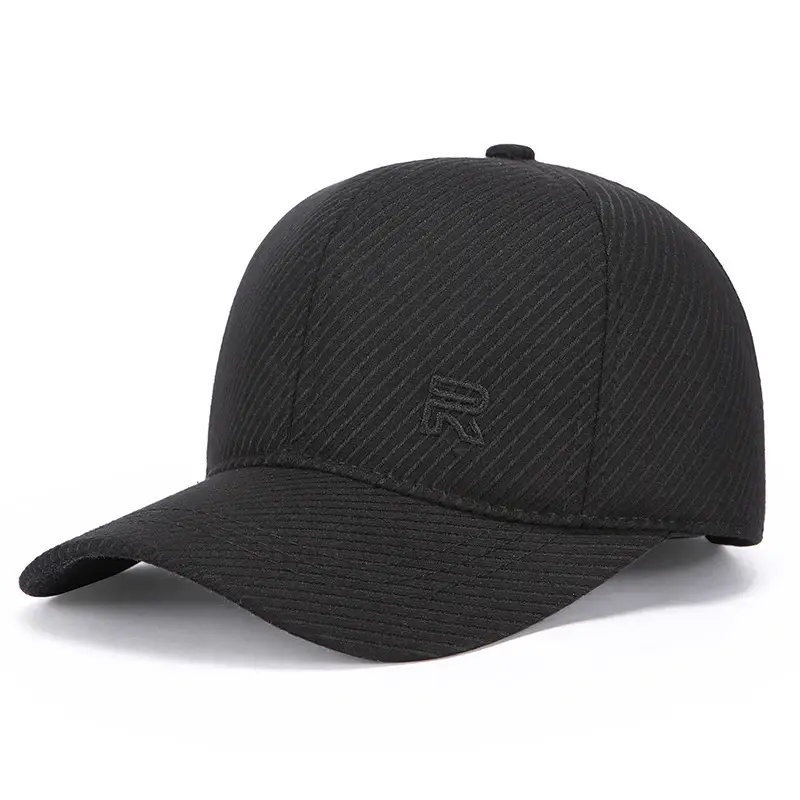 Winter Black Velvet Duck Cap for Men - Image 8