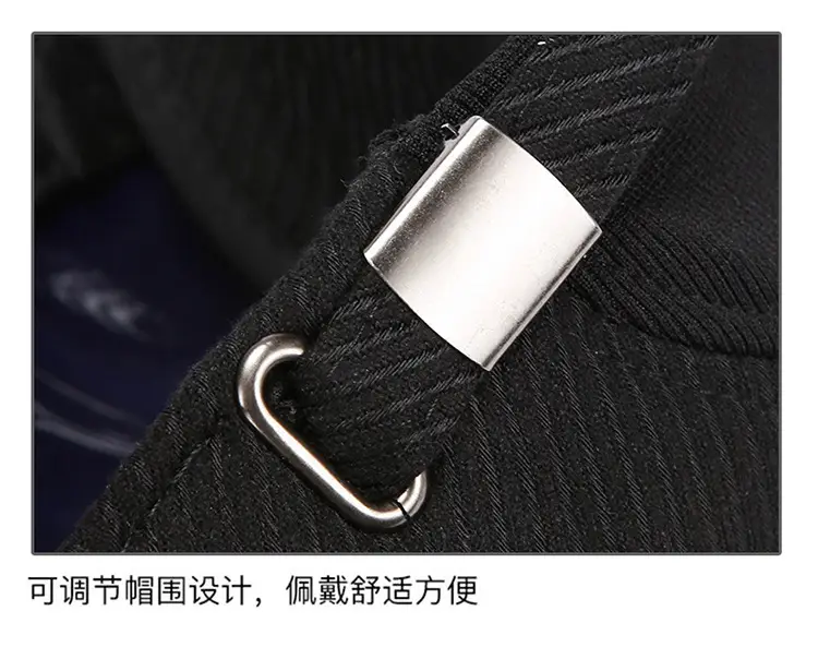 Winter Black Velvet Duck Cap for Men — feature 13
