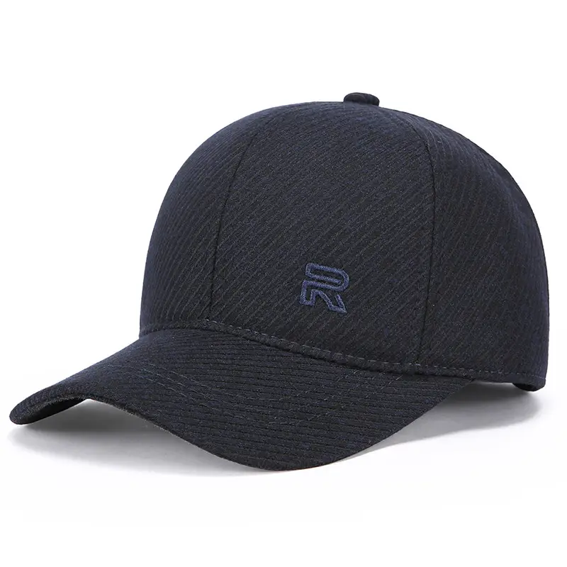 Winter Black Velvet Duck Cap for Men - Image 2