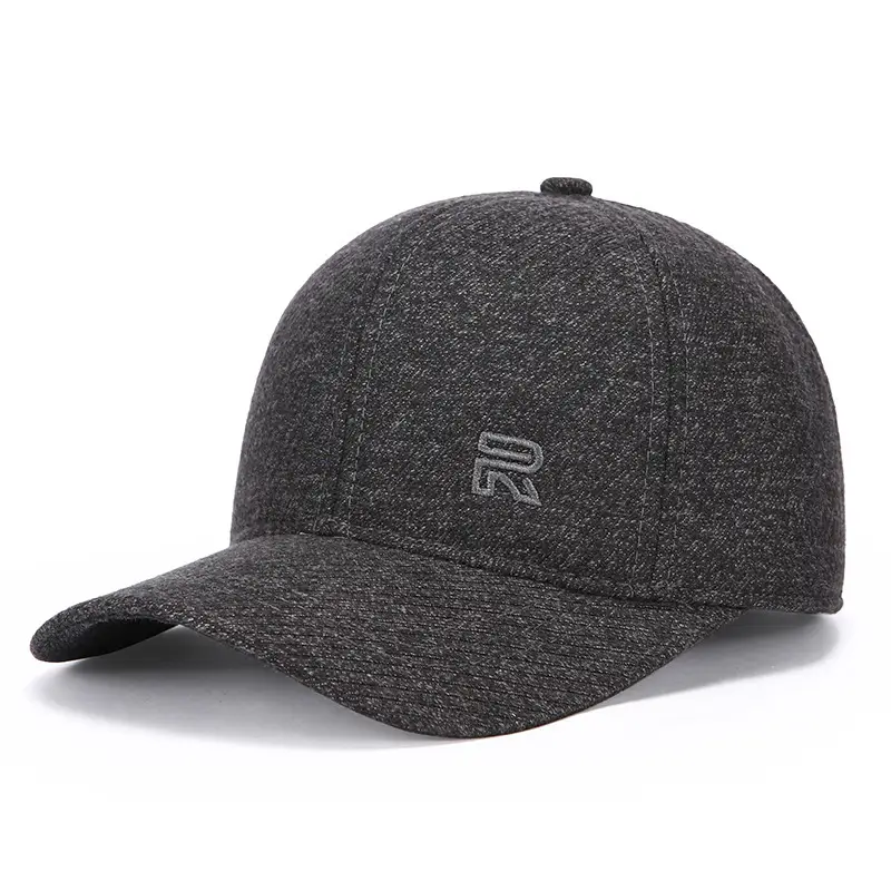 Winter Black Velvet Duck Cap for Men - Image 3