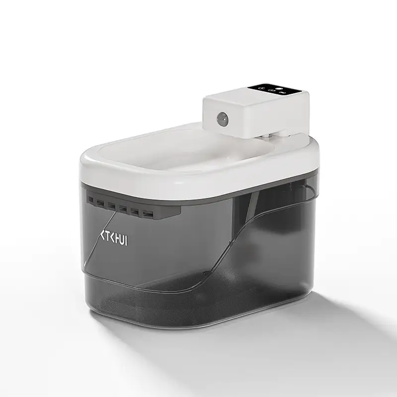 Cat Water Dispenser, Intelligent Sensor, Silent Water Filter, Automatic Pet Water Feeder, Universal Wireless Battery Life for Cats and Dogs