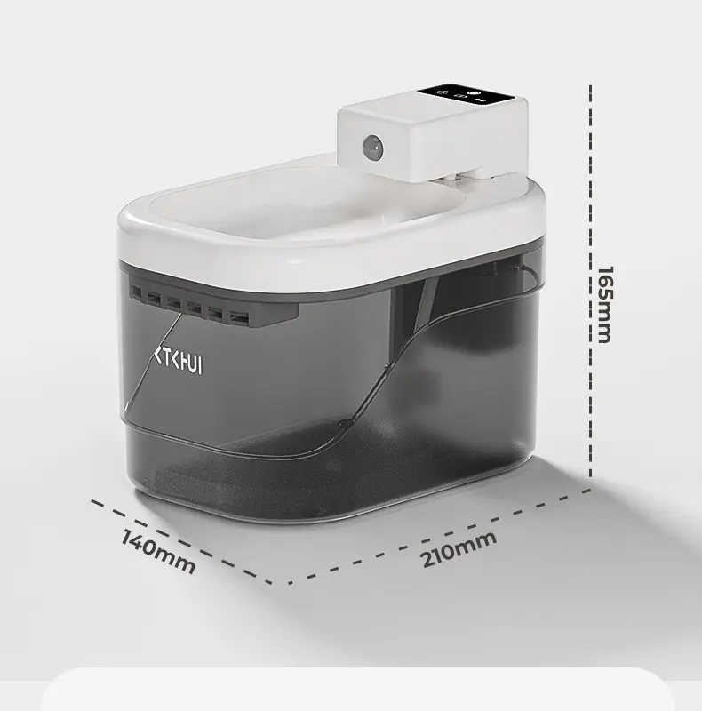Cat Water Dispenser, Intelligent Sensor, Silent Water Filter, Automatic Pet Water Feeder, Universal Wireless Battery Life for Cats and Dogs — feature 14