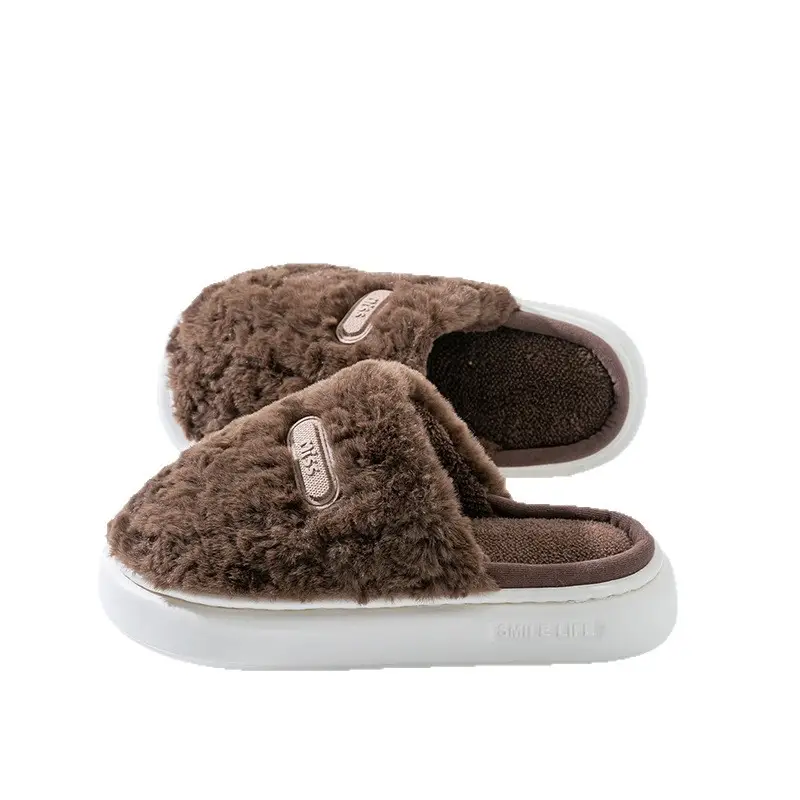 2025 Winter Cotton Slippers Warm Anti-Slip Men Women - Image 7