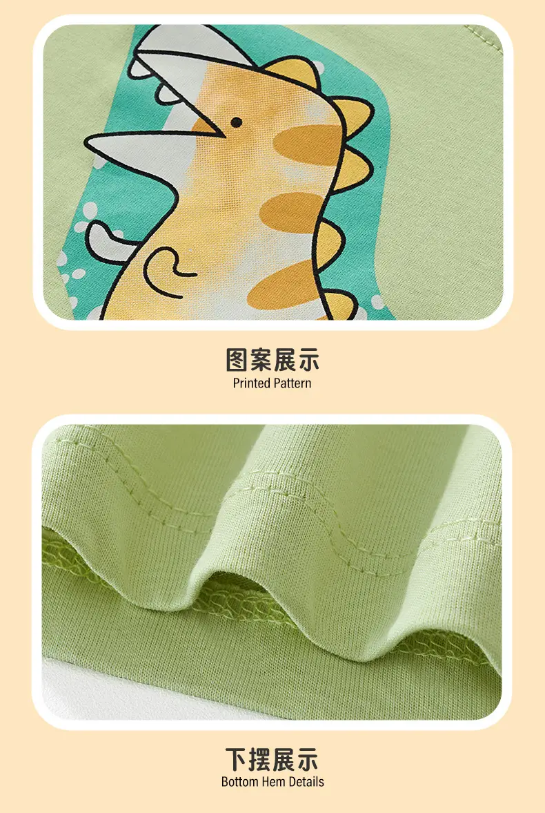 25Th Autumn Boys Dinosaur Print Long Sleeve T-Shirt — feature 10