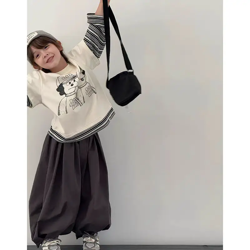 Boys Long Sleeve Cotton T-Shirt 2025 Streetwear — feature 4