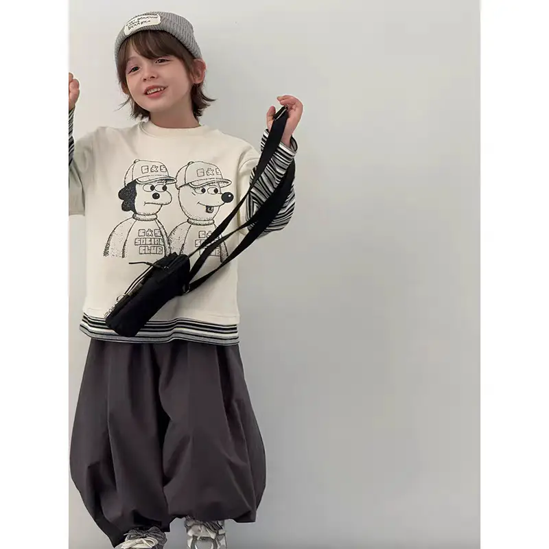Boys Long Sleeve Cotton T-Shirt 2025 Streetwear — feature 6