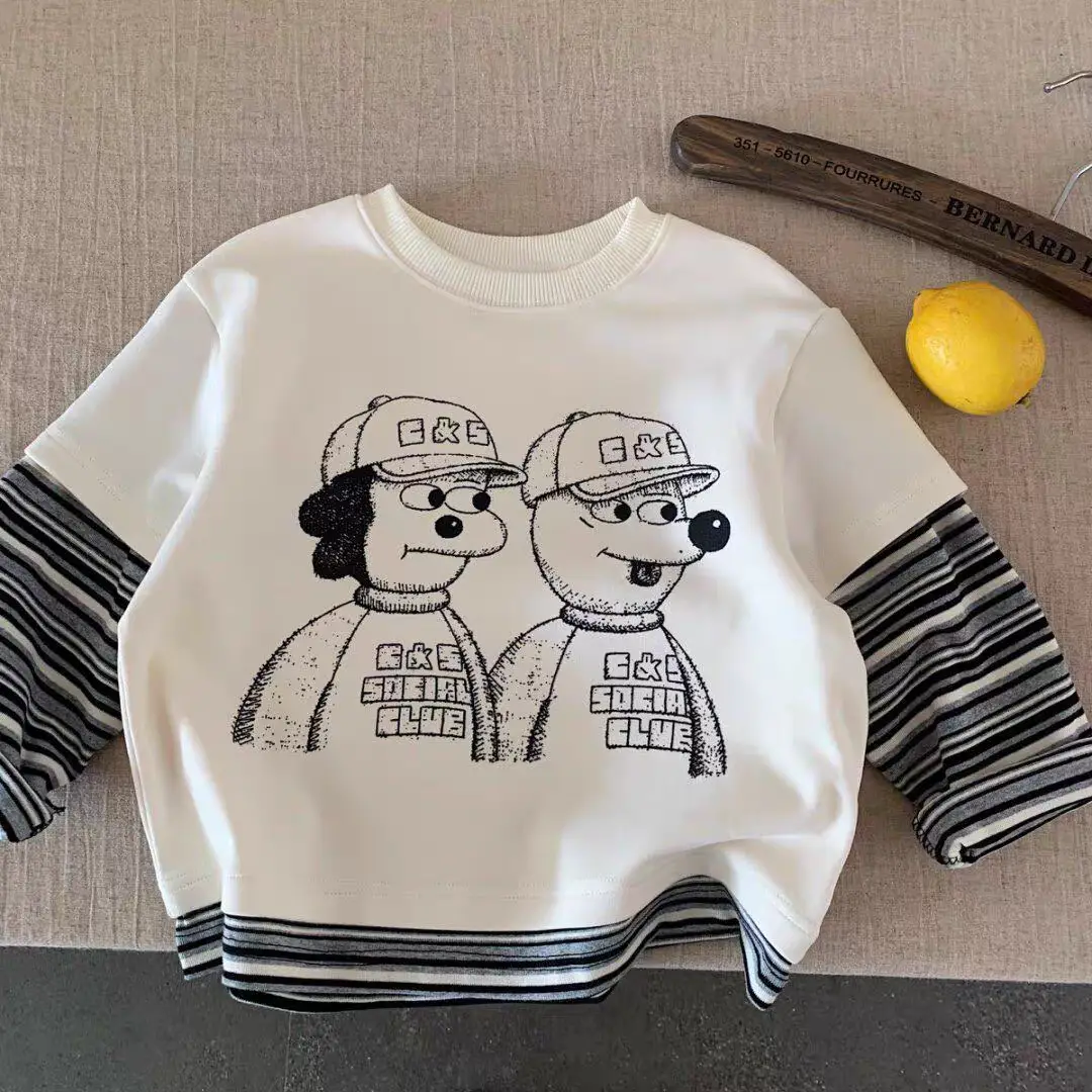 Boys Long Sleeve Cotton T-Shirt 2025 Streetwear — feature 8