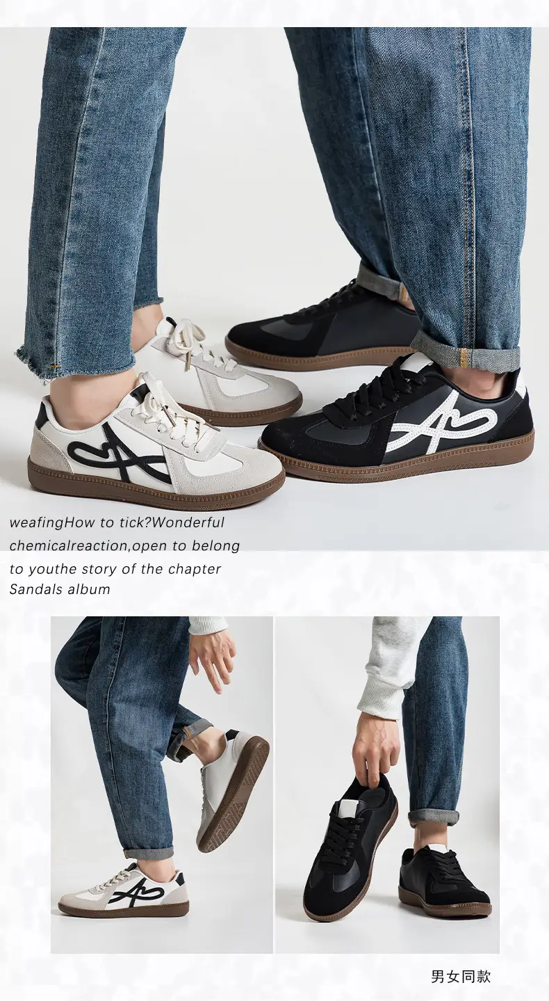 Couple Retro Moral Training Shoes, Versatile Casual Sports Shoes, Korean Fashion White Shoes, Lightweight and Comfortable Women's Shoes F8863 — feature 11