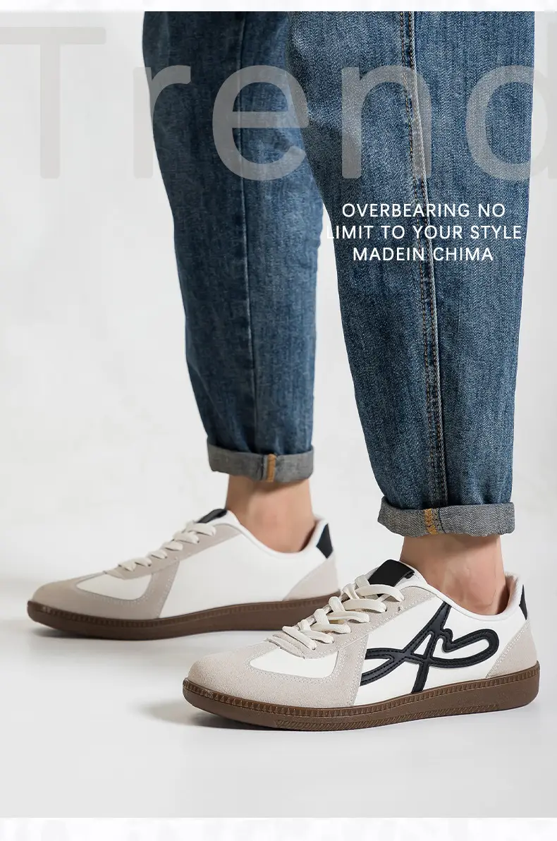 Couple Retro Moral Training Shoes, Versatile Casual Sports Shoes, Korean Fashion White Shoes, Lightweight and Comfortable Women's Shoes F8863 — feature 4