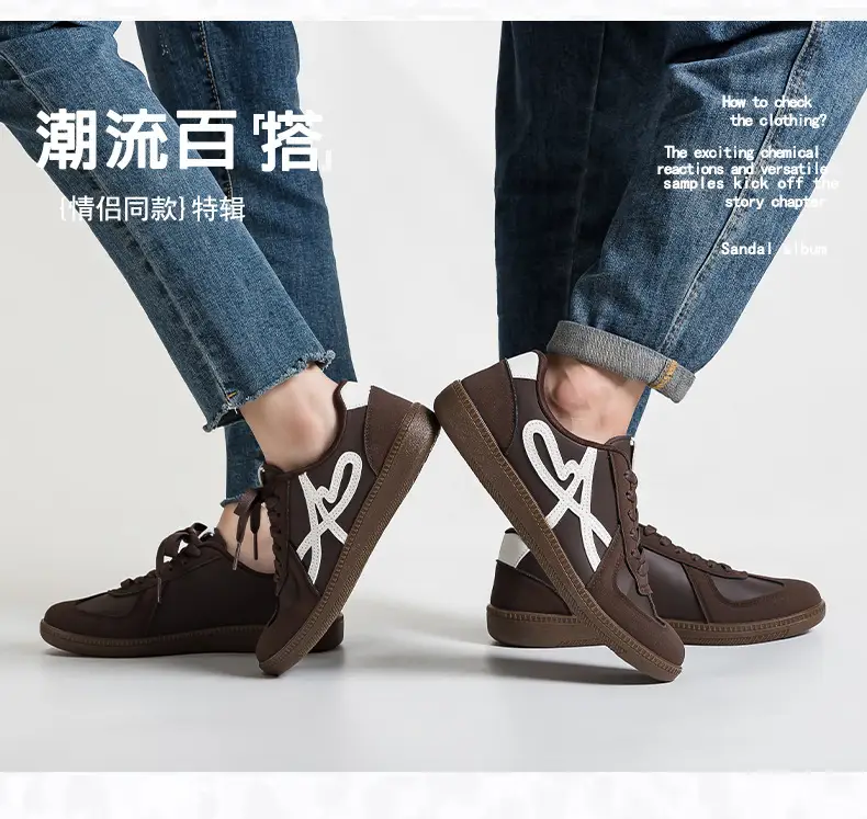 Couple Retro Moral Training Shoes, Versatile Casual Sports Shoes, Korean Fashion White Shoes, Lightweight and Comfortable Women's Shoes F8863 — feature 5