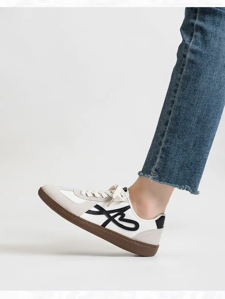 Couple Retro Moral Training Shoes, Versatile Casual Sports Shoes, Korean Fashion White Shoes, Lightweight and Comfortable Women's Shoes F8863 — feature 6