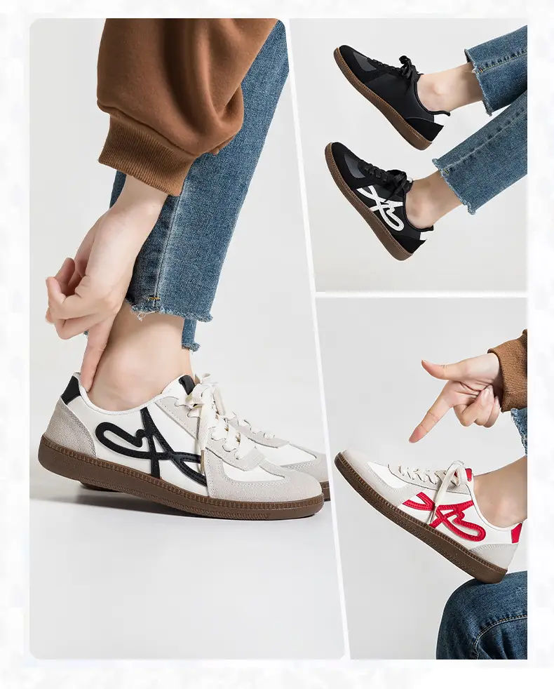 Couple Retro Moral Training Shoes, Versatile Casual Sports Shoes, Korean Fashion White Shoes, Lightweight and Comfortable Women's Shoes F8863 — feature 8