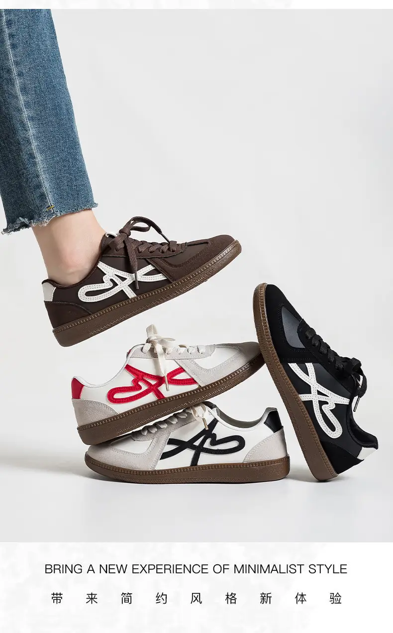 Couple Retro Moral Training Shoes, Versatile Casual Sports Shoes, Korean Fashion White Shoes, Lightweight and Comfortable Women's Shoes F8863 — feature 9