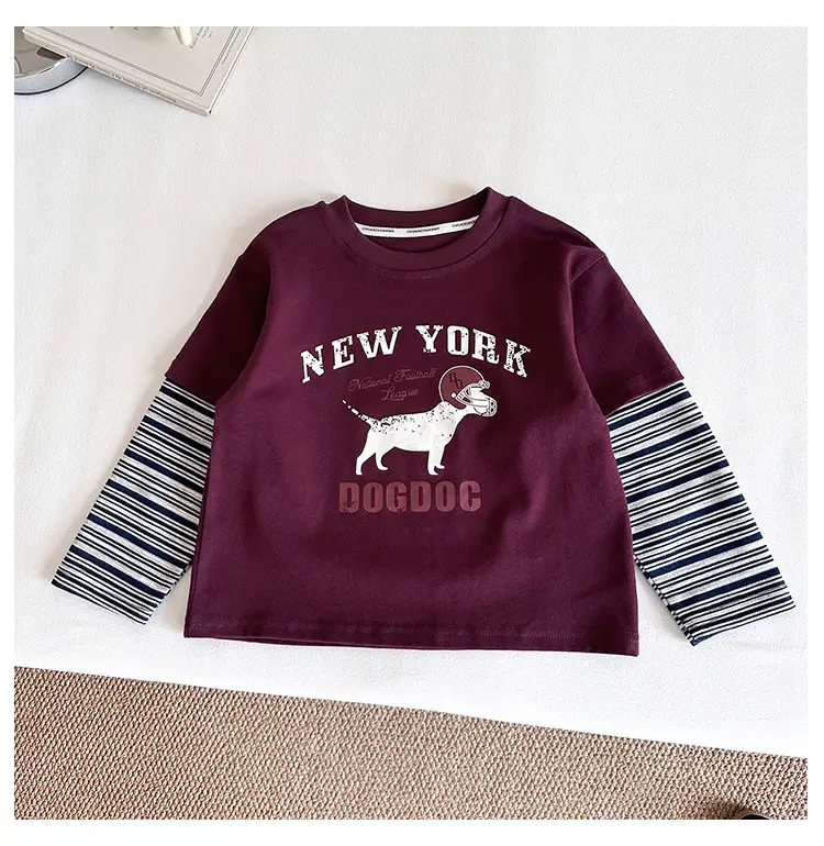 New Kids Korean Style Striped T-Shirt Set — feature 17