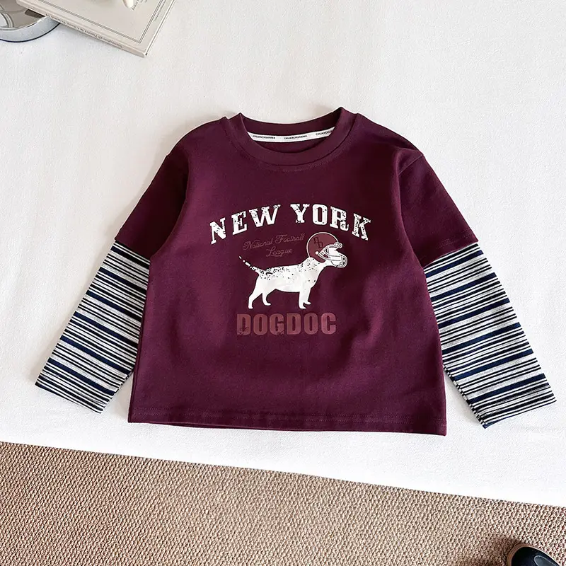 New Kids Korean Style Striped T-Shirt Set - Image 2