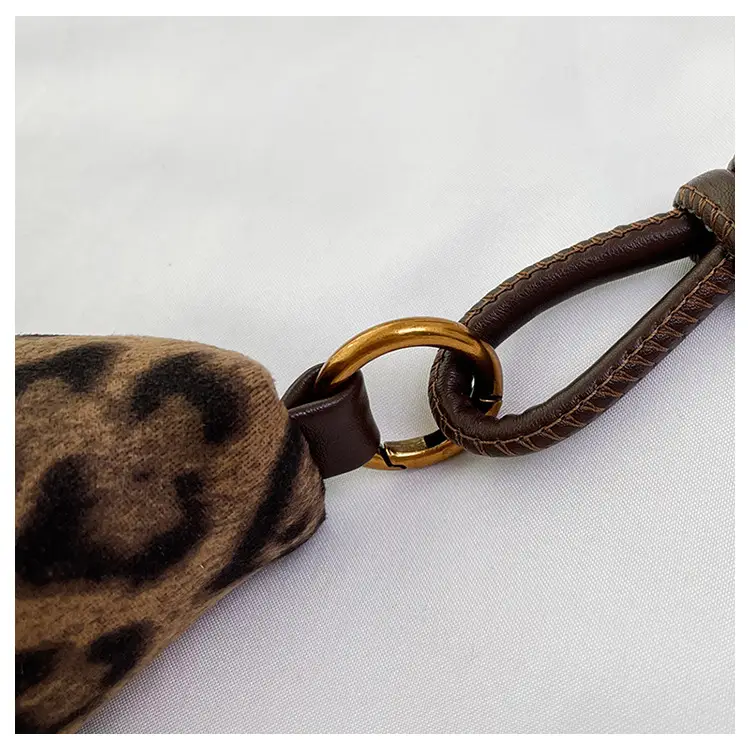 Leopard Print Croissant Bag Women's Shoulder Crossbody — feature 23