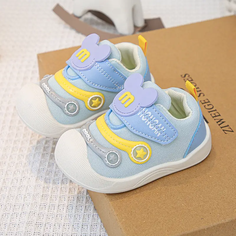 Pink Cartoon Baby Slip-On Shoes for Toddler - Image 5