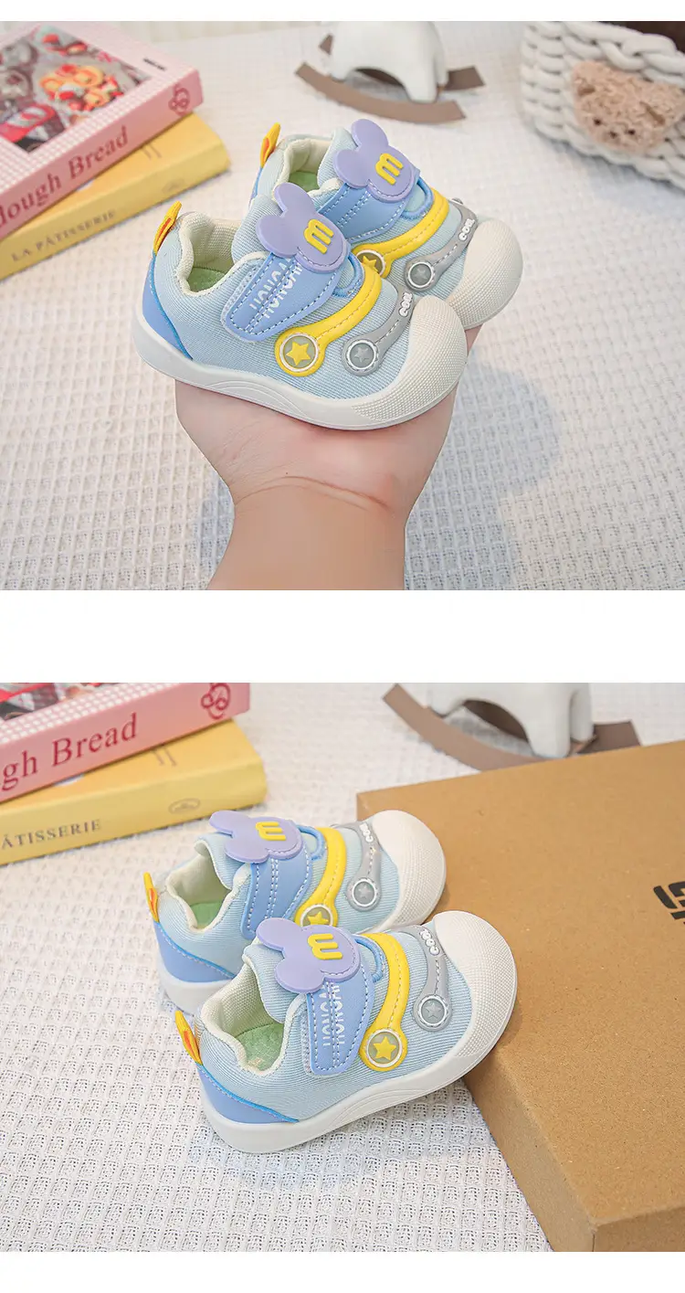 Pink Cartoon Baby Slip-On Shoes for Toddler — feature 12