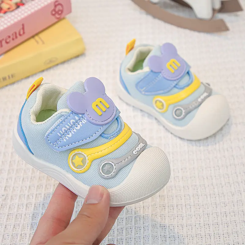 Pink Cartoon Baby Slip-On Shoes for Toddler - Image 2