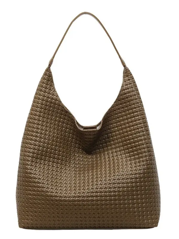 Women Cross-Border Woven Tan Tote Bag 2025 - Image 10