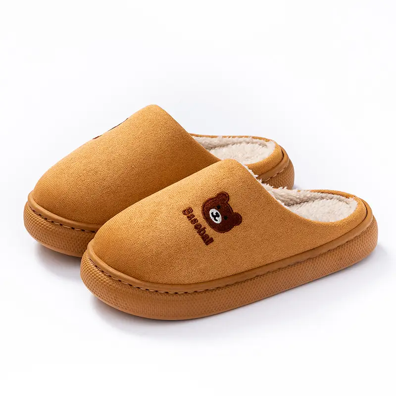 New Cartoon Cotton Slippers for Men Women Home Winter - Image 22