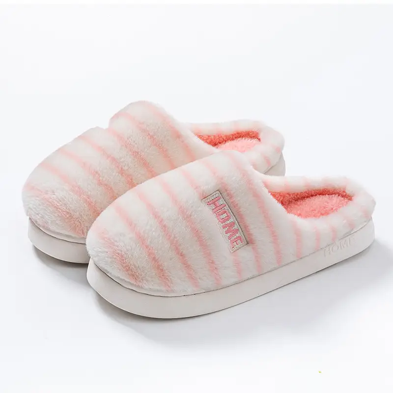 New Cartoon Cotton Slippers for Men Women Home Winter - Image 14