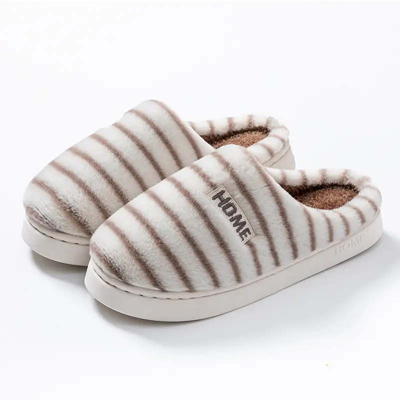 New Cartoon Cotton Slippers for Men Women Home Winter - Image 17