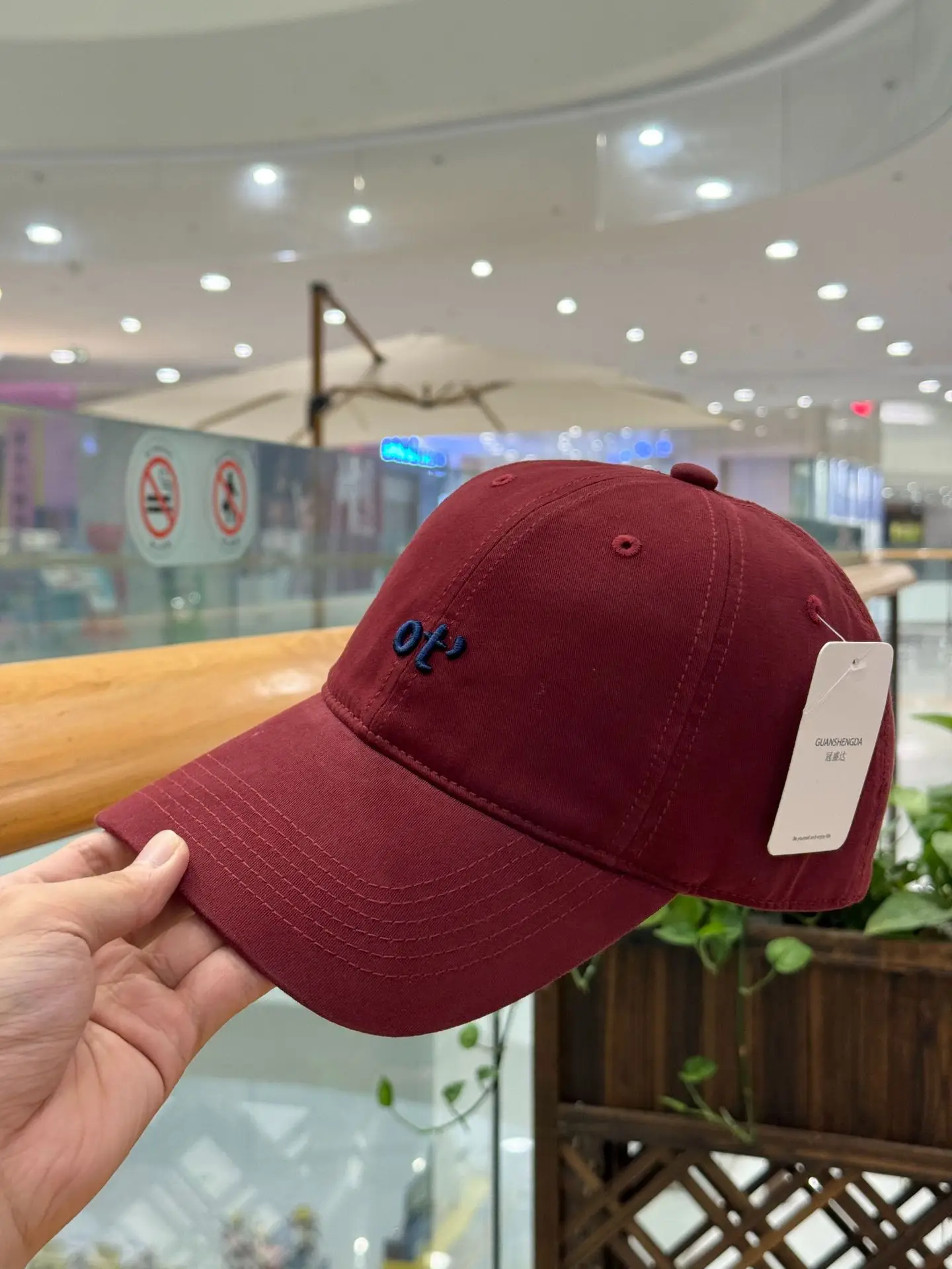 Women Beige Cotton Baseball Cap with Embroidered Logo — feature 12