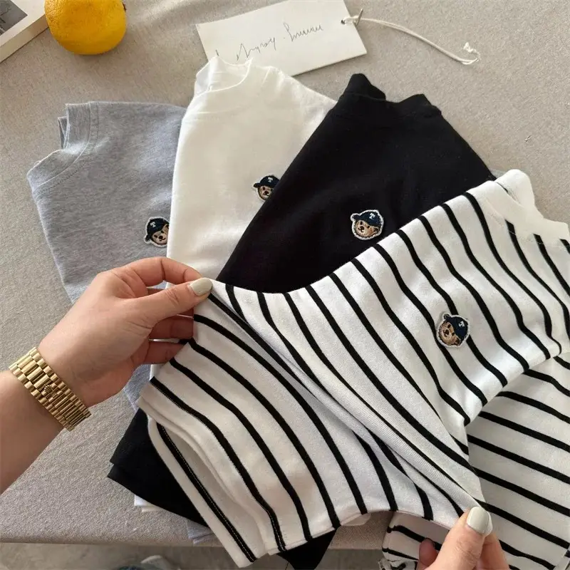 Boys Striped Long Sleeve T-Shirt 2025 Spring Autumn - Image 6