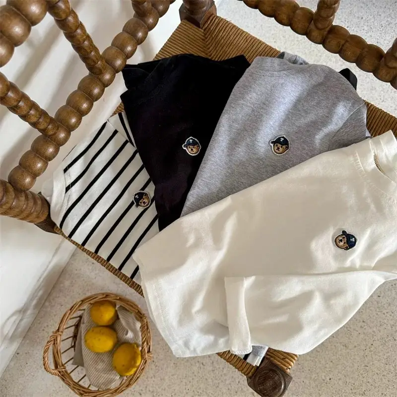 Boys Striped Long Sleeve T-Shirt 2025 Spring Autumn - Image 8
