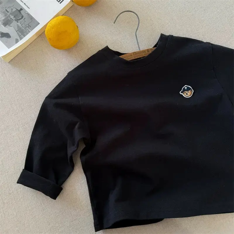 Boys Striped Long Sleeve T-Shirt 2025 Spring Autumn — feature 7