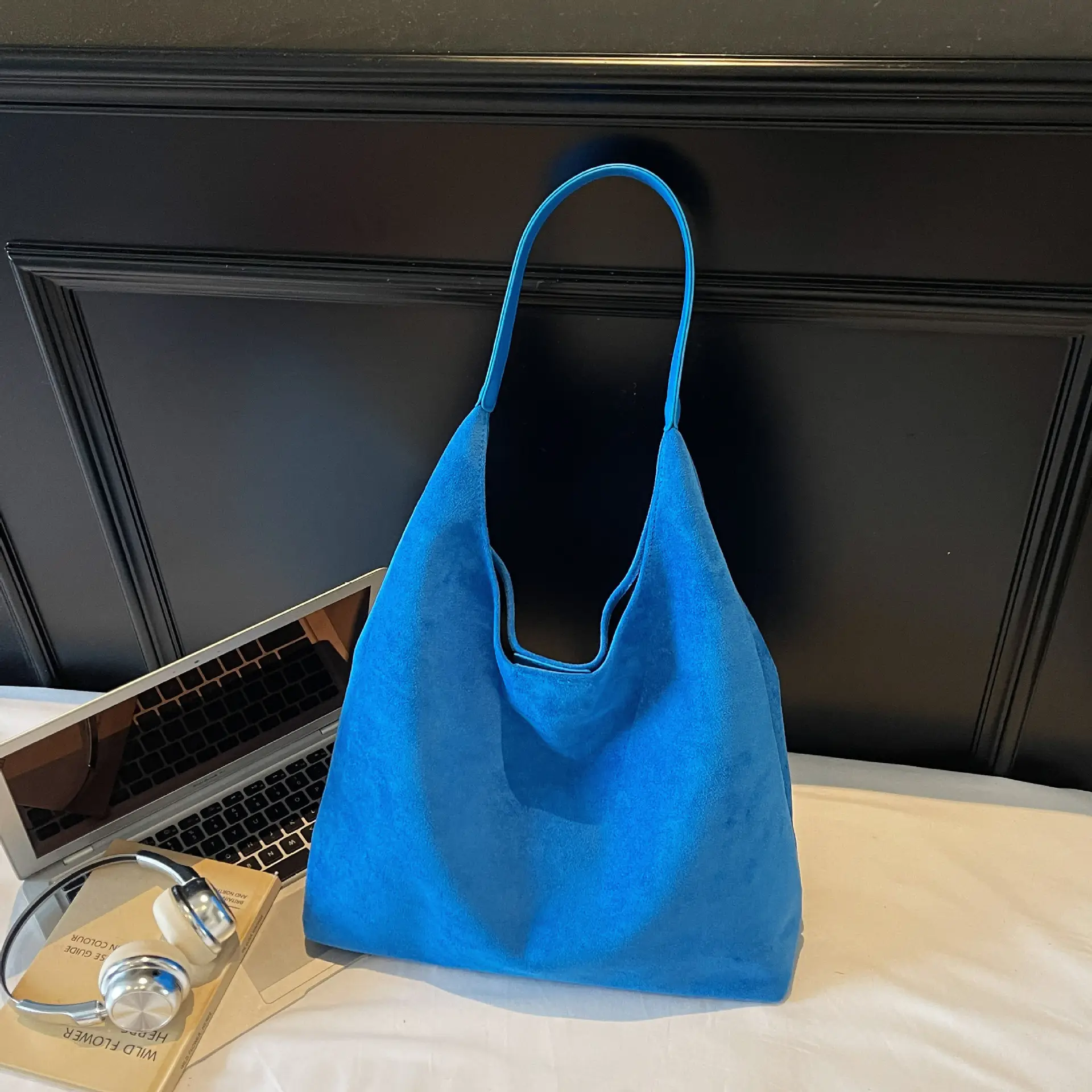 High-Quality Brown Leather Underarm Bag for Women - Image 4