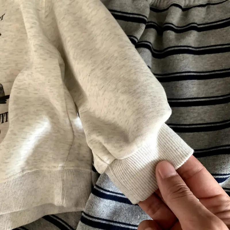 2025 Autumn Long Sleeve Baby T-Shirts Cartoon Printed White — feature 7