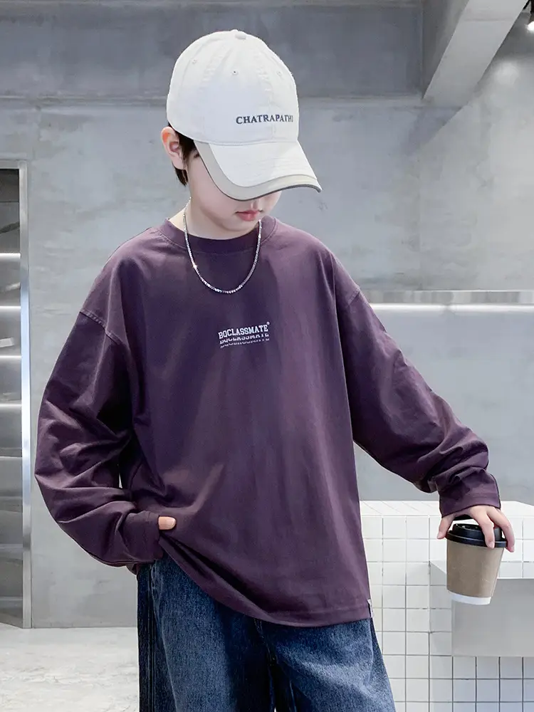 White MeLoody Long Sleeve T-Shirt for Boys 2025 - Image 7