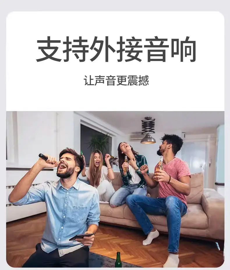 Cross-Border Hy300Pro Same-Screen Version Portable Mini Home High-Definition Projector Barrel Projector Factory Youtube — feature 13