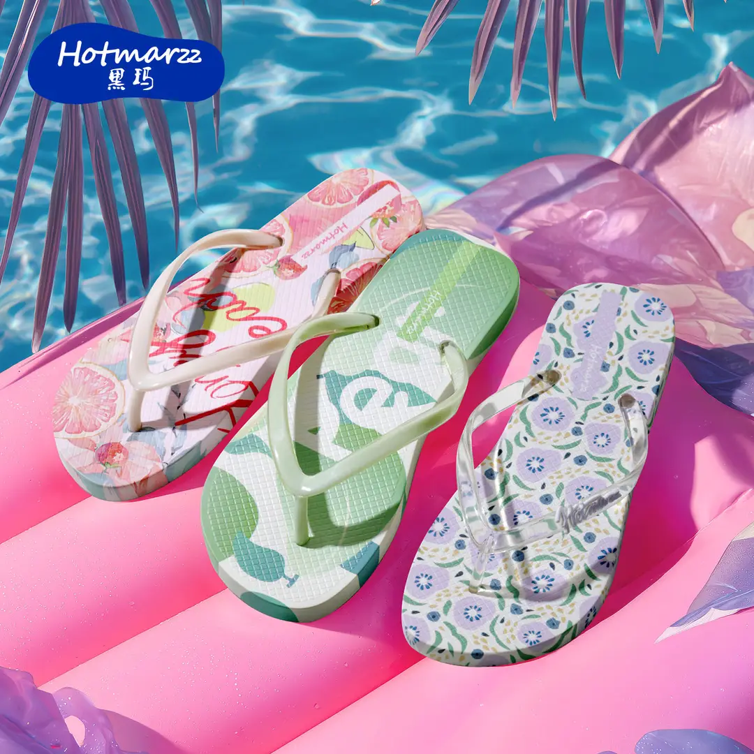 Hotmarzz 【Clearance from Mall】 Flip-Flops for Men and Women, Non-Slip Home Slippers, Pvc Cross-Border - Image 8