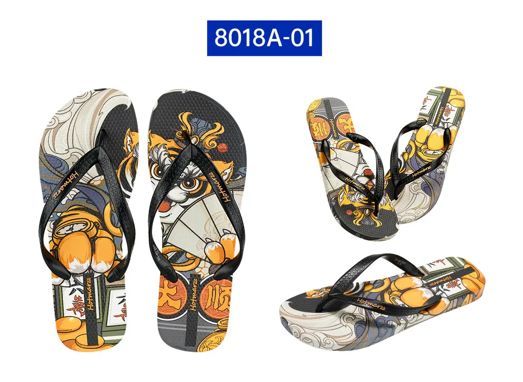 Hotmarzz 【Clearance from Mall】 Flip-Flops for Men and Women, Non-Slip Home Slippers, Pvc Cross-Border — feature 39