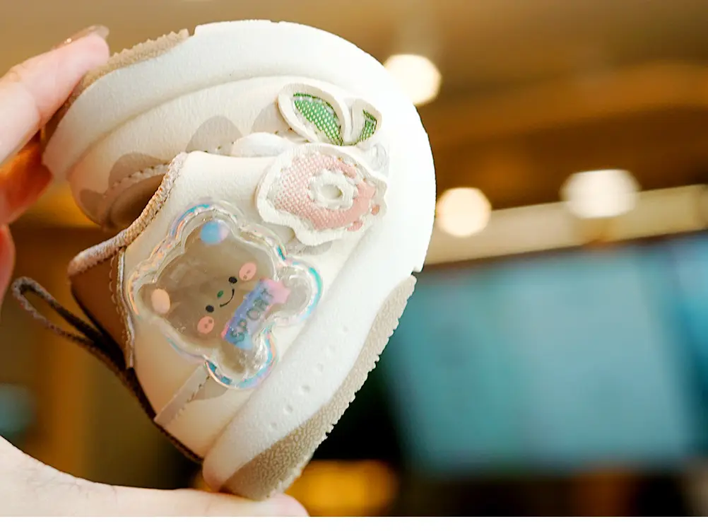 Toddler Cartoon Sneakers White Anti-Slip 1-2Yrs — feature 2