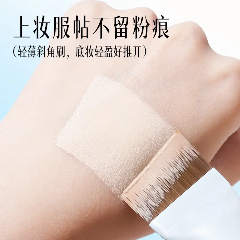 Xixi Angled Foundation Brush Non-Powder Absorbing Smooth Application β feature 11