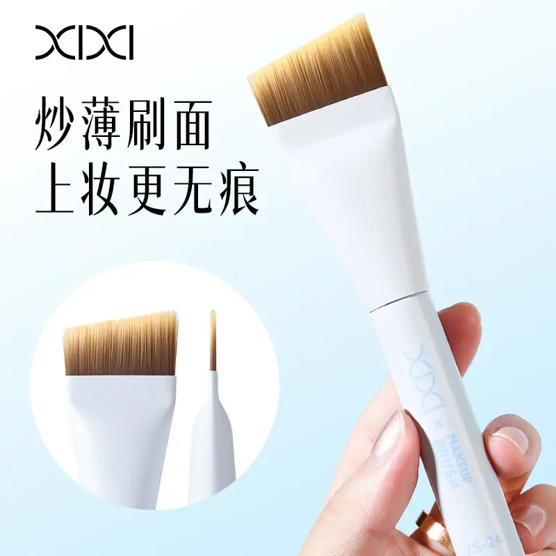 Xixi Angled Foundation Brush Non-Powder Absorbing Smooth Application β feature 16