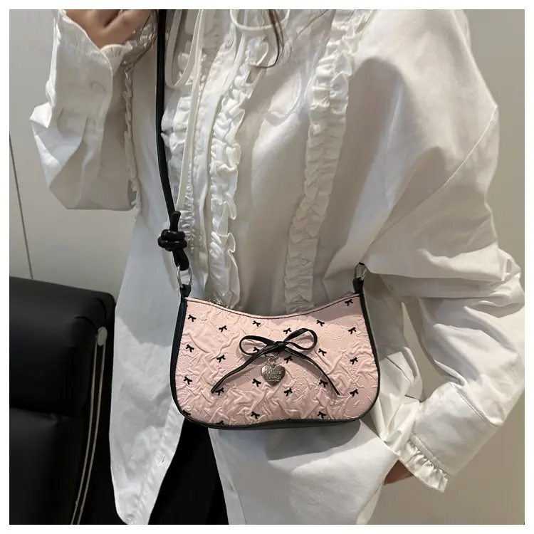Trendy Pink Bow Crossbody Bag for Women 2025 — feature 14