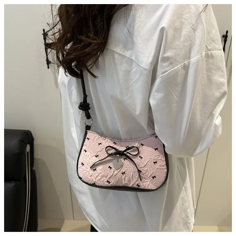 Trendy Pink Bow Crossbody Bag for Women 2025 — feature 17