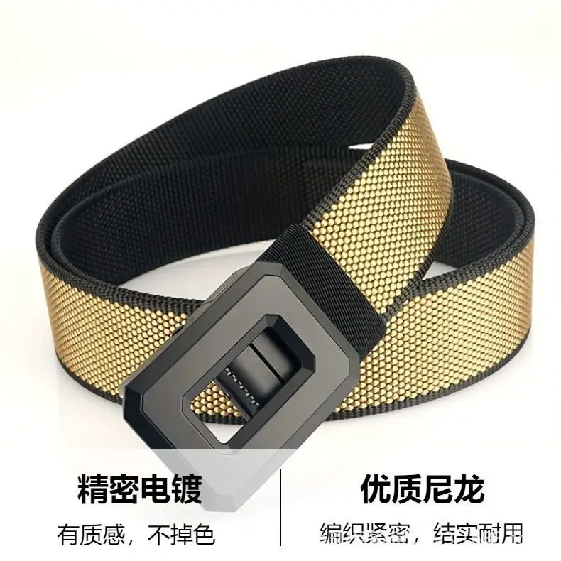 Men's Black Nylon Belt with Buckle Outdoor Use — feature 10