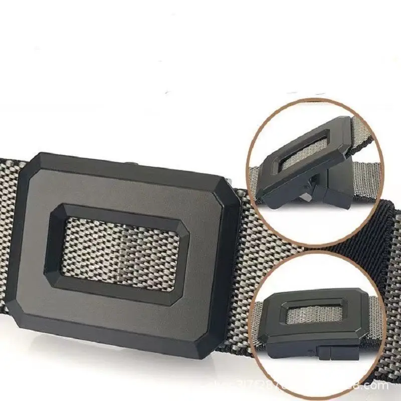 Men's Black Nylon Belt with Buckle Outdoor Use — feature 14