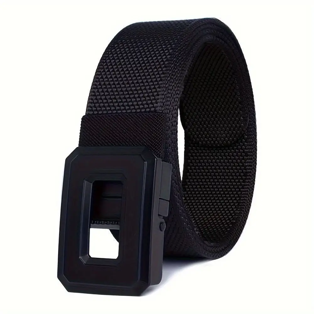 Men's Black Nylon Belt with Buckle Outdoor Use — feature 17