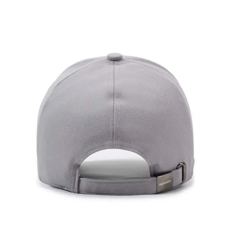 Men's Grey Mason Baseball Cap with Adjustable Strap - Image 10