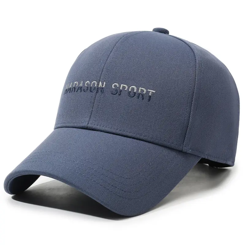 Men's Grey Baseball Cap with Logo - Image 6
