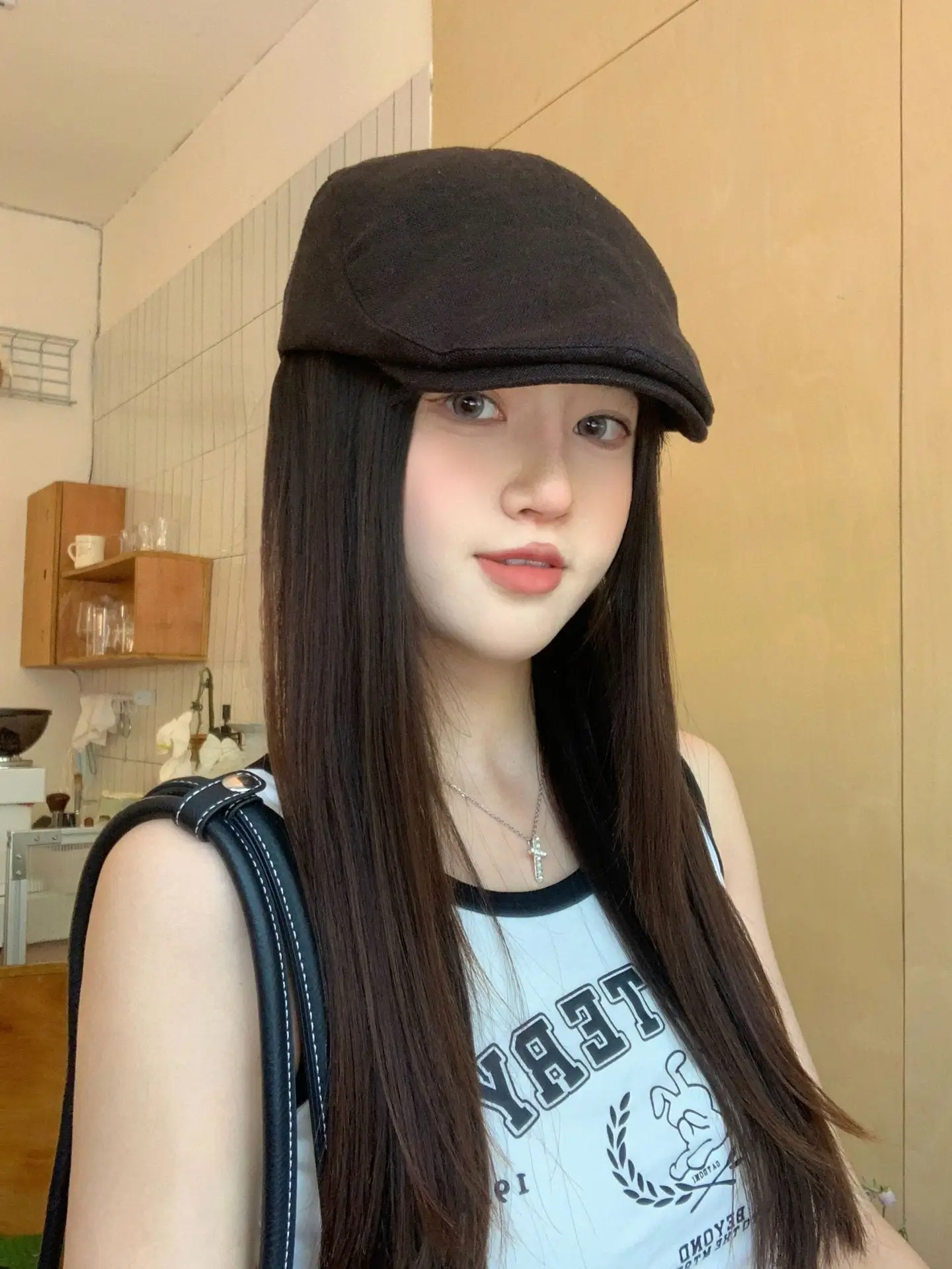 Women Japanese Style Face-Slimming Vintage Beret Cap — feature 4