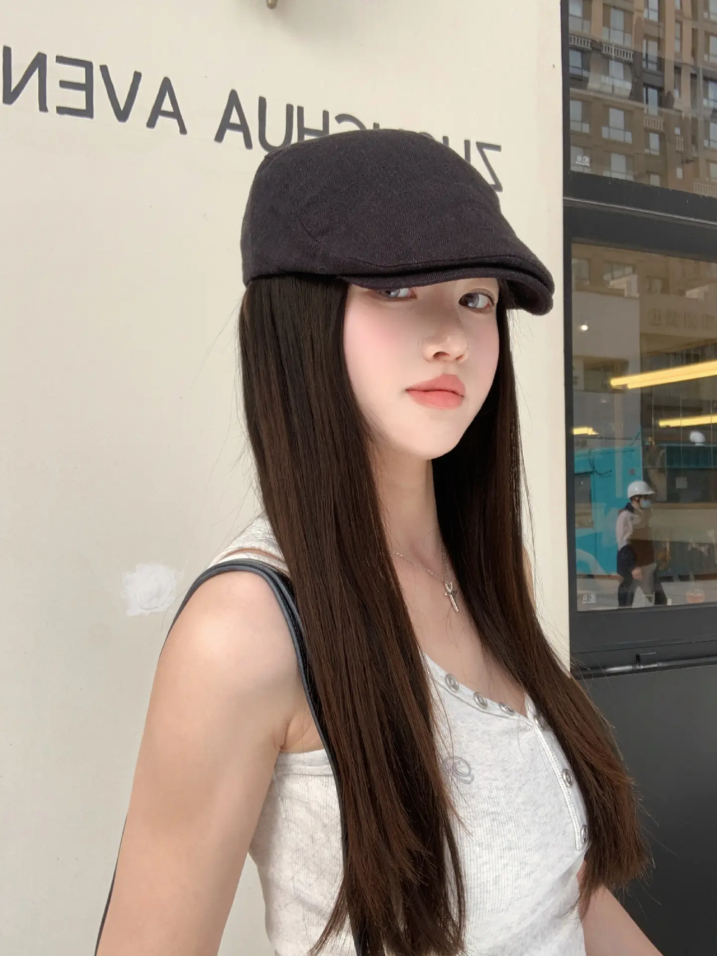 Women Japanese Style Face-Slimming Vintage Beret Cap — feature 5